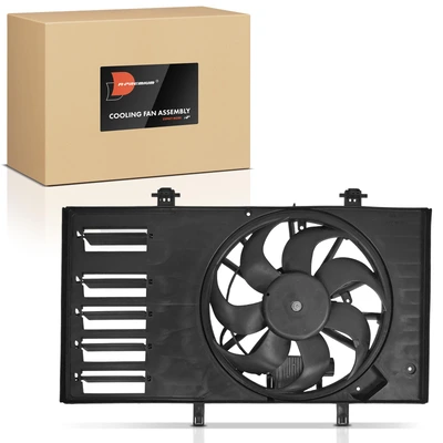 Single Radiator Cooling Fan Assembly with Control Model