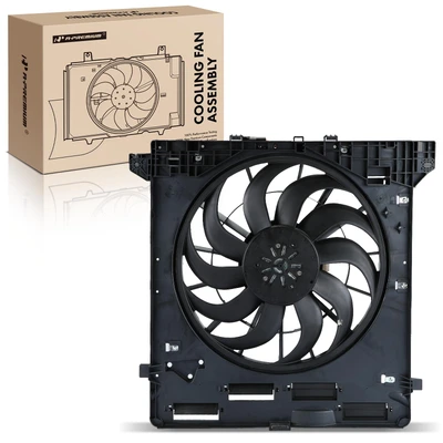 Single Radiator Cooling Fan Assembly with Brushless Motor