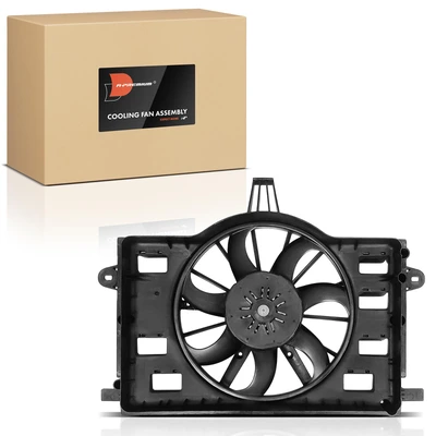 Single Radiator Fan Assembly with Brush Control