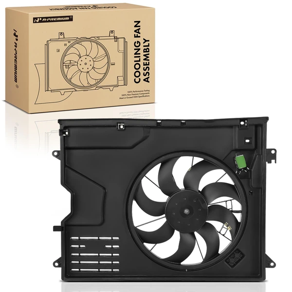 Single Engine Cooling Fan Assembly for 2023-2024 Mazda CX-50