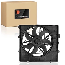 Single Radiator Fan Assembly with Brushless Motor for 2011-2012 BMW X3