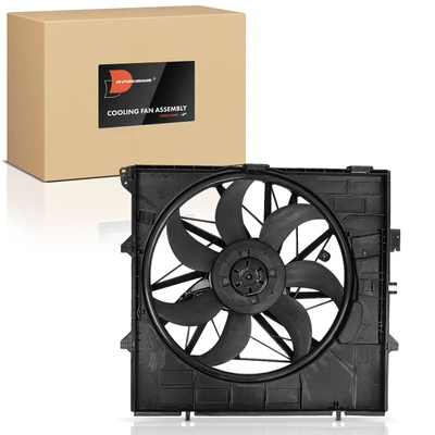 Single Radiator Fan Assembly with Brushless Motor
