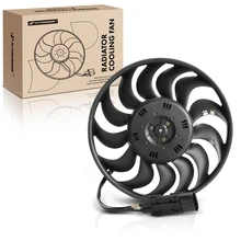 Right Radiator Cooling Fan Assembly with Brushless Motor