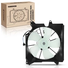 Single Radiator Fan Assembly with Shroud for 2014-2020 Acura RLX