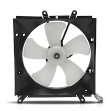 Left Engine Radiator Cooling Fan Assembly with Shroud for 1993-1997 Geo Prizm