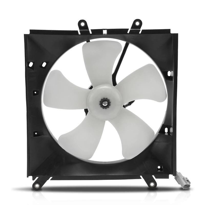 Left Engine Radiator Cooling Fan Assembly with Shroud for 1993 Toyota Corolla