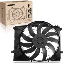 Radiator Cooling Fan Assembly with brushless motor for Mercedes-Benz C215 W220 S500 S600