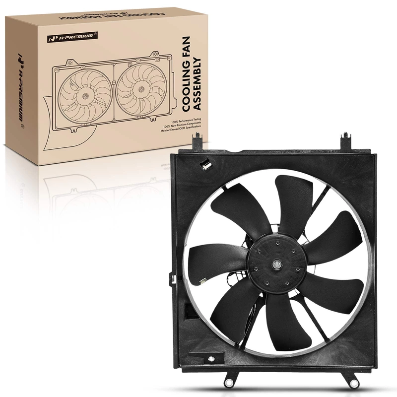 Driver Single Radiator Cooling Fan Assembly with Shroud for Toyota Camry 99-03