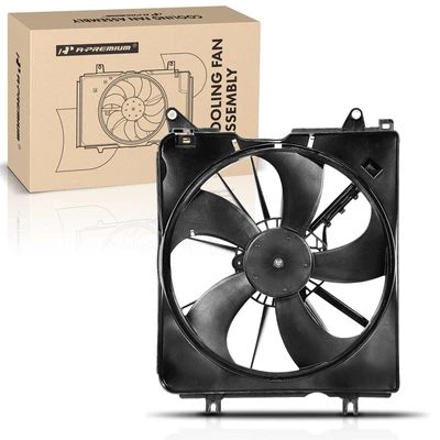 Left Engine Radiator Cooling Fan Assembly with Shroud