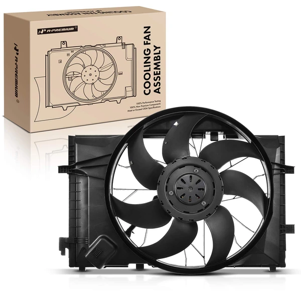 Radiator Cooling Fan Assembly for 2004-2005 Mercedes-Benz C320