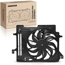 Left Radiator Cooling Fan Assembly with Shroud for 2016 Ford Focus