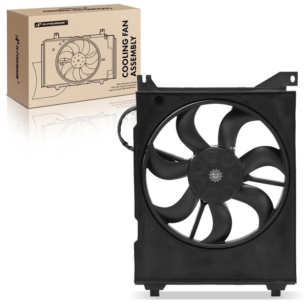 Single Radiator Cooling Fan Assembly for 2002-2003 Hyundai XG350