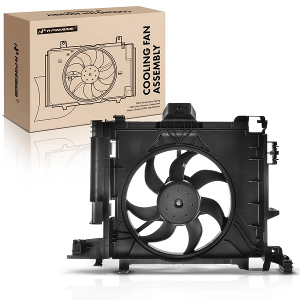 Radiator Cooling Fan Motor Assembly for 2008-2015 Smart Fortwo