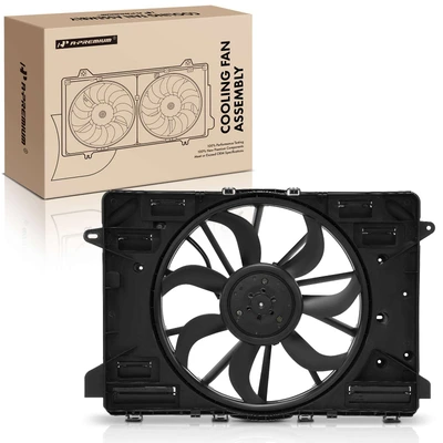 Single Radiator Cooling Fan Assembly with Shroud