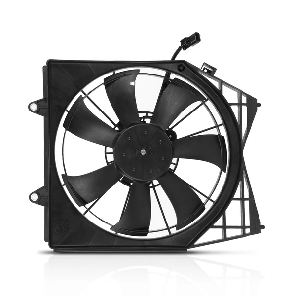 Right Engine Radiator Cooling Fan Assembly with Shroud for Honda Accord 18-22
