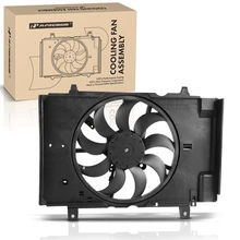 Single Radiator Cooling Fan Assembly with 4-Blade for 2009-2012 Nissan Cube