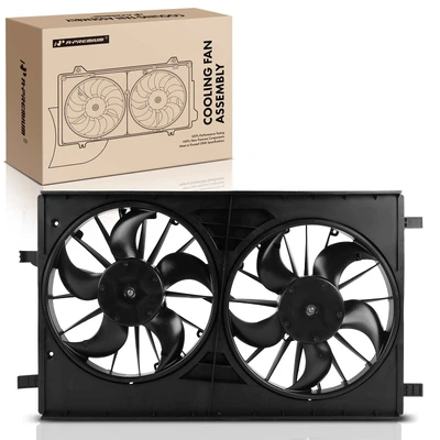Dual Radiator Fan Assembly with Shroud