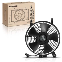 Single AC Condenser Fan with Shroud Assembly for 1993-1997 Geo Prizm