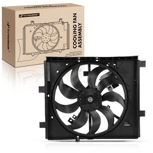 Single Radiator Cooling Fan Assembly with Control Module for Nissan Juke 2011-2014