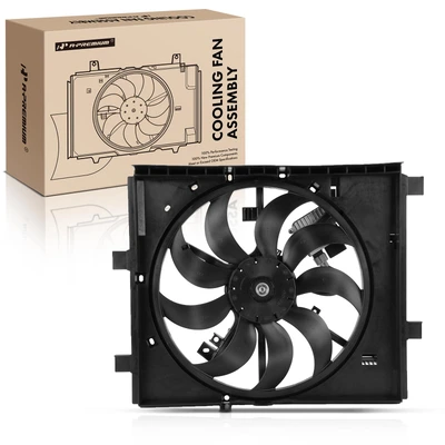 Single Radiator Cooling Fan Assembly with Control Module