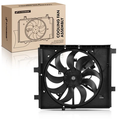 Single Radiator Cooling Fan Assembly with Control Module