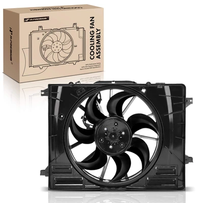Single Radiator Fan Cooling Assembly with Brushless Motor