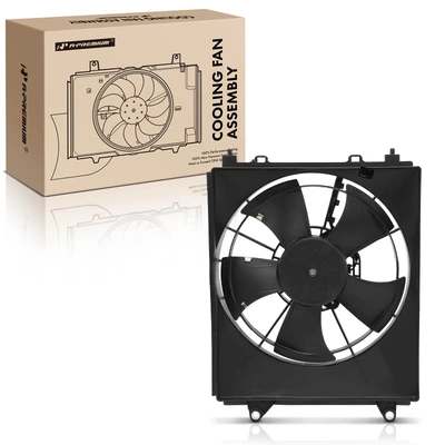 Driver Single Radiator Cooling Fan Assembly with Shroud