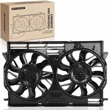 Dual Radiator Cooling Fan Assembly with Brushless Motor