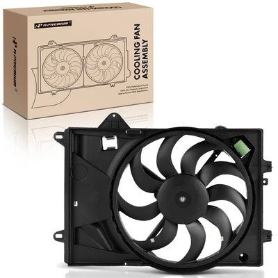 Single Radiator Fan with Shroud Assembly