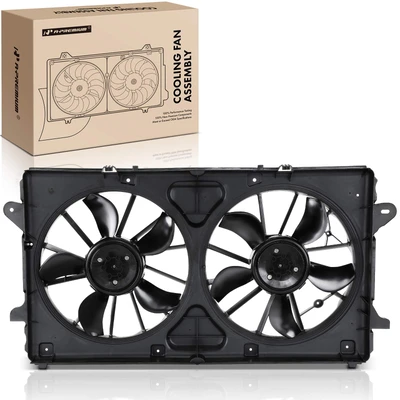 Dual Radiator Fan Assembly with Brushless Motor
