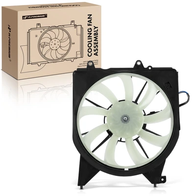 Single Radiator Cooling Fan Assembly with Shroud