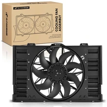 Front Radiator Cooling Fan with Shroud Assembly for 2010-2016 Porsche Panamera