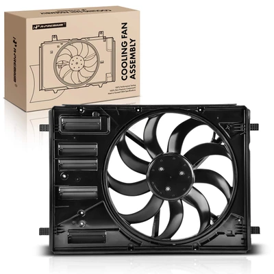 Single Engine Radiator Cooling Fan Assembly with Brushless Motor