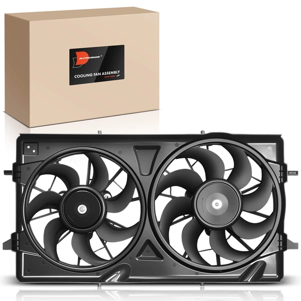 Dual Engine Cooling Fan Assembly for Chevrolet Cobalt 2005-2010 Saturn Ion 2004-2007