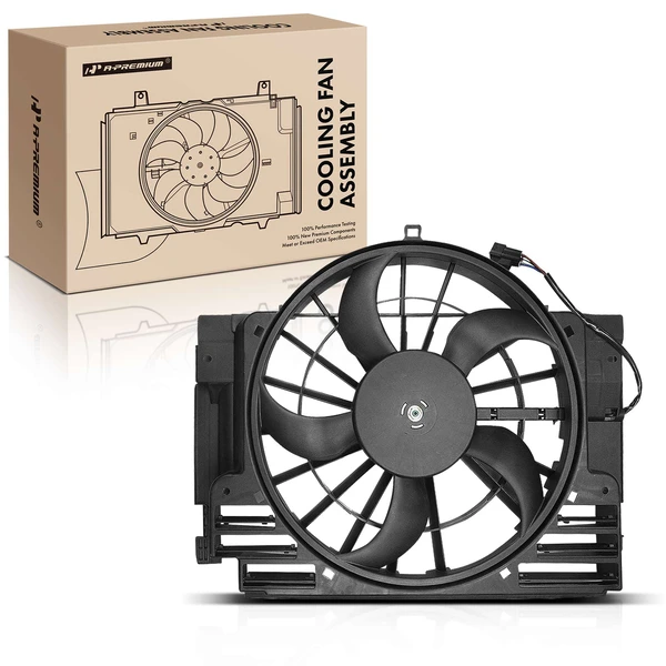 AC Radiator Condenser Cooling Fan for 2000-2006 BMW X5