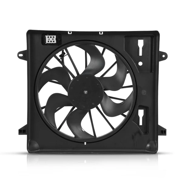 Engine Radiator Cooling Fan Assembly with Shroud for Jeep JK Wrangler 07-11 3.8L