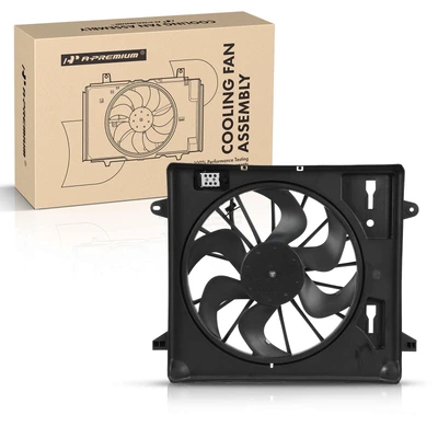 Engine Radiator Cooling Fan Assembly with Shroud