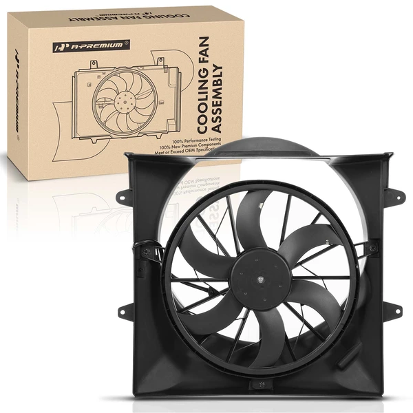 Engine Radiator Cooling Fan Assembly with Motor for Jeep Grand Cherokee 99-03