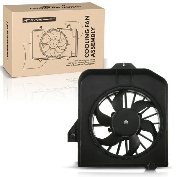 Passenger AC Radiator Cooling Fan for 2001-2005 Chrysler Town & Country