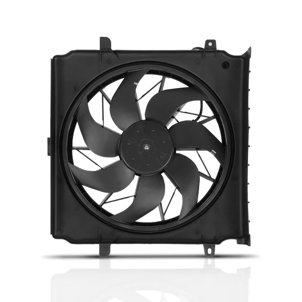 Engine Radiator Cooling Fan Assembly with Shroud for Jeep Liberty 02-04 2.4L 3.7L