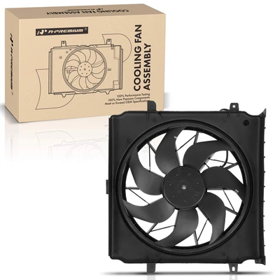 Engine Radiator Cooling Fan Assembly with Shroud