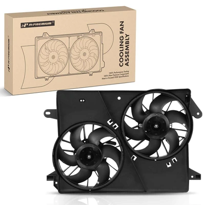 Engine Radiator Cooling Fan Assembly with Shroud