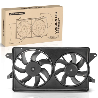 Engine Radiator Cooling Fan Assembly with Shroud for 2004-2007 Ford Freestar