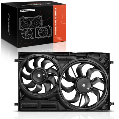 Dual Radiator Cooling Fan Assembly with Shroud
