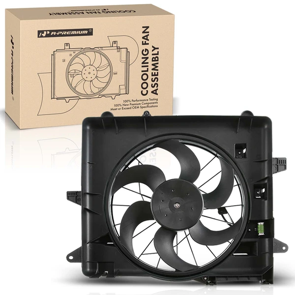 Engine Cooling Fan Radiator Fan Assembly with Resistor for Ford Mustang 2005-2014