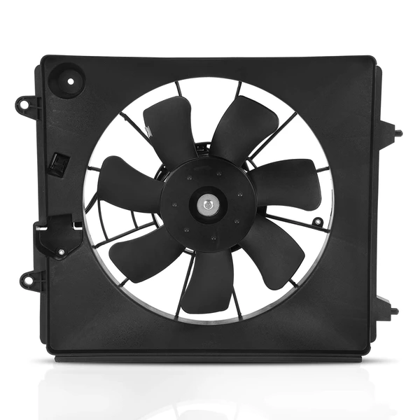 AC Condenser Cooling Fan Assembly with Shroud for Honda CR-V 2007-2009 L4 2.4L