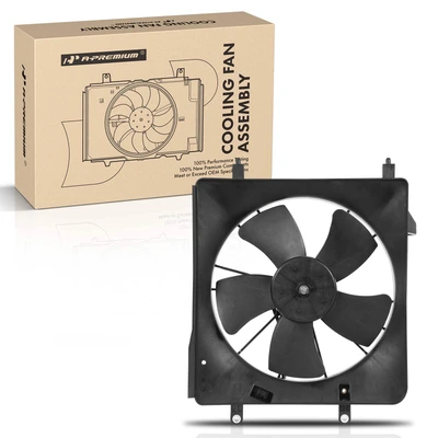 Left Engine Radiator Cooling Fan Assembly with Shroud