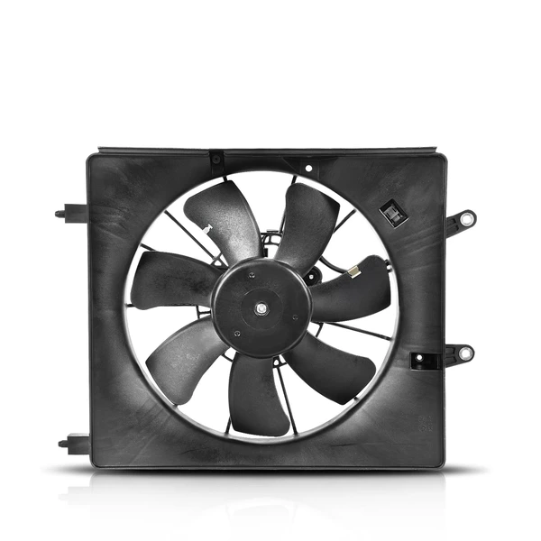 Right AC Condenser Cooling Fan Assembly with Shroud for Acura TSX 04-08 L4 2.4L