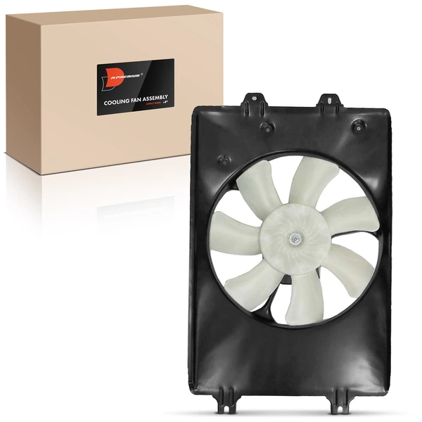 Single AC Condenser Fan with Shroud Assembly for Honda Ridgeline 2006-2008