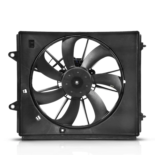 Right Engine Radiator Cooling Fan Assembly with Shroud for Honda Odyssey 11-17